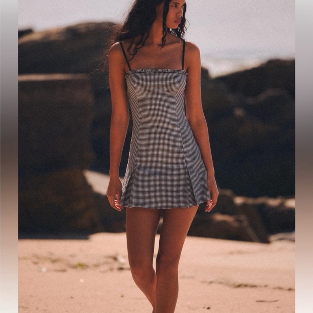 Zara Black and White Mini Dress